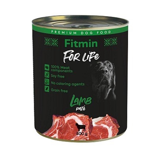 Picture of FITMIN for Life Lamb Pate - Wet dog food - 800 g