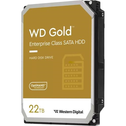 Изображение HDD|WESTERN DIGITAL|Gold|22TB|SATA|512 MB|7200 rpm|3,5"|WD221KRYZ