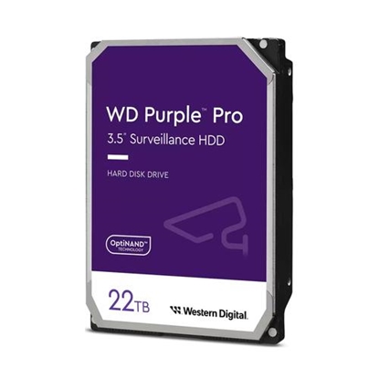 Изображение HDD|WESTERN DIGITAL|Purple Pro|22TB|SATA|512 MB|7200 rpm|3,5"|WD221PURP