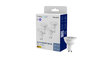 Изображение Yeelight | LED Smart Bulb GU10 4.5W 350Lm W1 White Dimmable, 4pcs pack | 4.8 W | WLAN