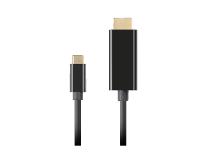 Изображение Kabel USB-C(M)->HDMI(M) 4K 60HZ czarny 