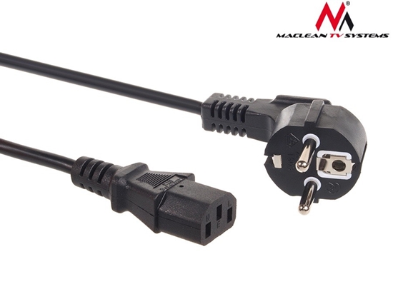Изображение Kabel zasilający 3 pin 1,5M wtyk EU MCTV-691