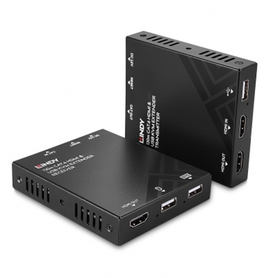 Изображение Lindy 120m Cat.6 HDMI & USB KVM Extender