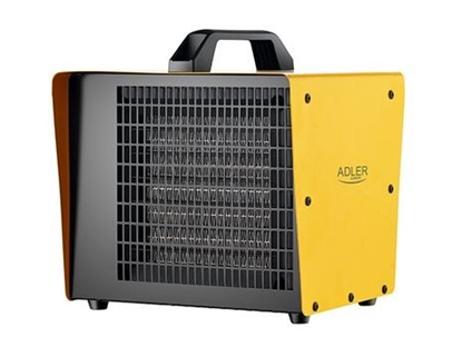 Attēls no Adler | Fan Heater | AD 7740 | Ceramic | 3000 W | Number of power levels 3 | Yellow