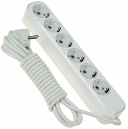 Изображение Pagarinātājs Belight Extension Cord with 6 sockets Earthed 3m