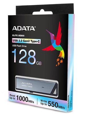 Attēls no MEMORY DRIVE FLASH USB-C 128GB/SILV AELI-UE800-128G-CSG ADATA