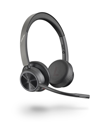 Picture of POLY Voyager 4320 UC Wireless Headset, Bluetooth, Black