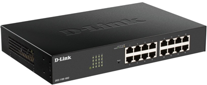 Attēls no D-Link DGS-1100-16V2 network switch Managed L2 Gigabit Ethernet (10/100/1000) Black