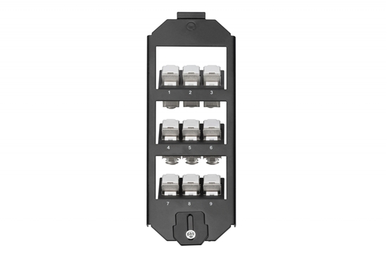 Picture of DIGITUS Bodentankhalter 3-fach f. 9x Keystone Module