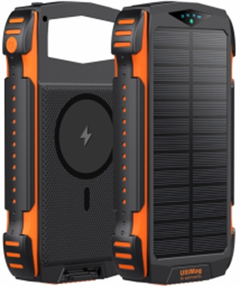 Attēls no Powerbank 4smarts 4smarts Solar Powerbank TitanPack UltiMag 20000mAh, schwarz