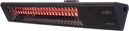 Изображение SUNRED | Heater | PRO25W-SMART, Triangle Dark Smart Wall | Infrared | 2500 W | Black | IP55