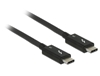 Изображение Delock Thunderbolt™ 3 (20 Gb/s) USB-C™ cable male > male passive 2.0 m 3 A black