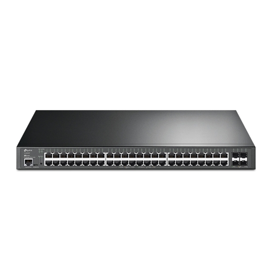 Изображение TP-Link JetStream 48-Port Gigabit and 4-Port 10GE SFP+ L2+ Managed Switch with 48-Port PoE+