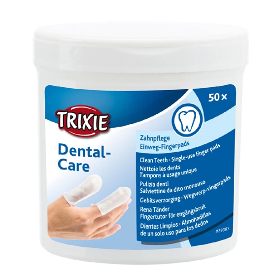 Picture of TRIXIE Dental-Care Teeth cleaning wipes - 50 pcs.