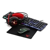 Picture of Varr VARR GAMING 4IN1 SET / ZESTAW GAMINGOWY 02 MOUSE MOUSEPAD HEADSET KEYBOARD LED [45547]