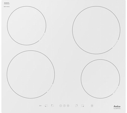 Attēls no Amica PI6108PLU hob White Built-in Zone induction hob 4 zone(s)