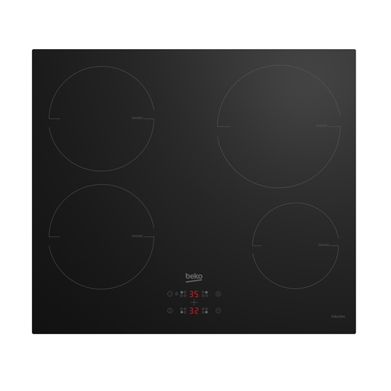 Picture of Beko HII 64400 MT hob Black Built-in 60 cm Zone induction hob 4 zone(s)