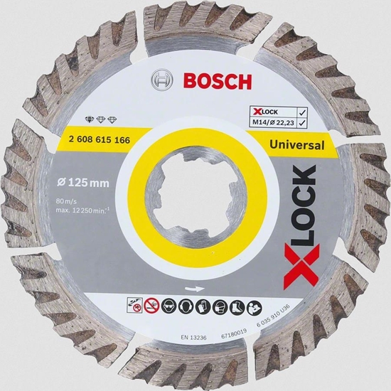 Picture of Bosch X-LOCK DIA-TS 125x22 23 Sf. Univ.