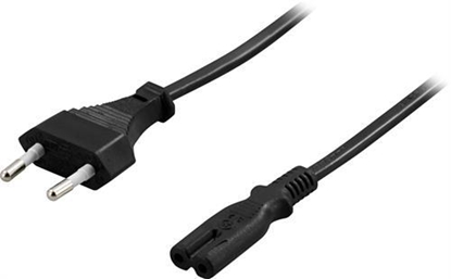 Attēls no Deltaco DEL-109AP power cable Black 10 m CEE7/16 C7 coupler