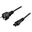 Attēls no Deltaco DEL-109H power cable Black 10 m C5 coupler