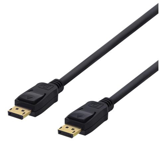 Picture of Deltaco DP-4050 DisplayPort cable 5 m Black