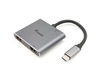 Picture of Equip USB-C 4 in 1 Dual HDMI Adapter