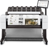 Picture of HP DesignJet T2600 PostScript AiO All-in-One Printer/Plotter - 36" Roll/A4,A3,A2,A1,A0 Color Ink, Print/Copy/Scan, Auto Sheet Feeder, Auto Horizontal Cutter, LAN, 19.3 sec/A1 page, 180 A1 prints/hour, with Stand