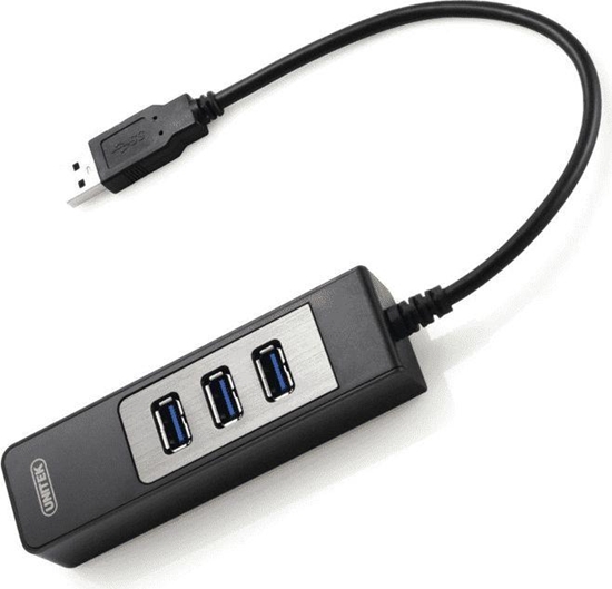 Picture of HUB USB Unitek USB3.0 HUB 3 Port i 1 Port Gigabit Ethernet Y-3045