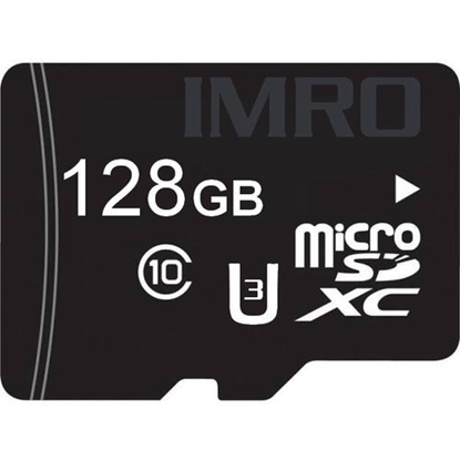Picture of IMRO MICROSDXC 10/128GB UHS-3 ADP memory card Class 10