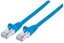 Attēls no Intellinet Network Patch Cable, Cat6, 3m, Blue, Copper, S/FTP, LSOH / LSZH, PVC, RJ45, Gold Plated Contacts, Snagless, Booted, Lifetime Warranty, Polybag