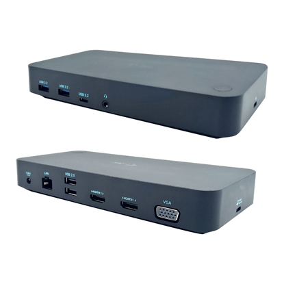 Изображение i-tec USB 3.0/USB-C/Thunderbolt, 3x Display Docking Station + Power Delivery 65W