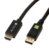 Изображение Kabel Techly DisplayPort - HDMI 1m czarny (ICOC-DSP-H12-010)