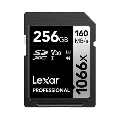 Picture of Lexar Professional 1066x 256 GB SDXC UHS-I Class 10