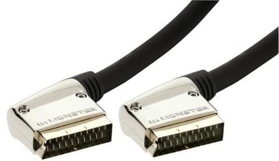 Picture of Monster Cable 132582 SCART cable 1 m SCART (21-pin) Black