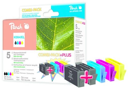 Picture of Peach 316405 ink cartridge 5 pc(s) Black, Cyan, Magenta, Yellow