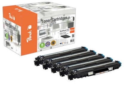 Изображение Peach PT1071 toner cartridge 5 pc(s) Compatible Black, Cyan, Magenta, Yellow