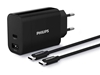 Picture of Philips DLP2621C/12 mobile device charger Mobile phone, Smartphone Black AC Fast charging Indoor