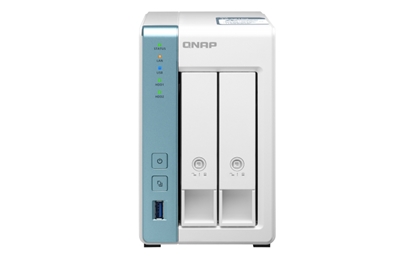 Attēls no QNAP TS-231P3 NAS Tower Ethernet LAN Turquoise, White Alpine AL-214