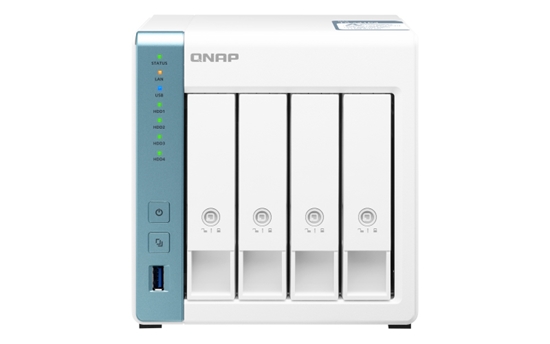 Picture of QNAP TS-431P3 NAS Tower Ethernet LAN White AL314