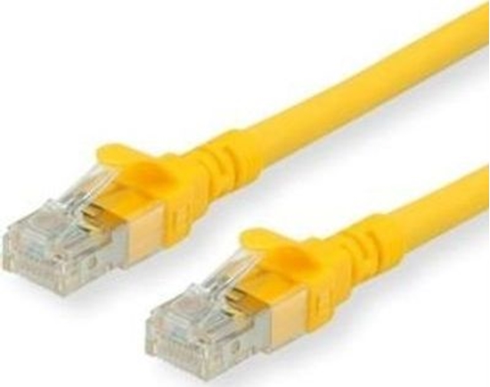 Picture of Roline Patchcable - RJ45 5m - UTP - CAT 6 - bezhalogenowy, linka - zółty (21.15.2525)