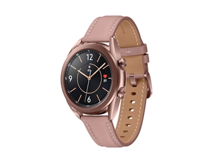 Attēls no Samsung Galaxy Watch3 3.05 cm (1.2") OLED Digital 360 x 360 pixels Touchscreen 4G Bronze Wi-Fi GPS (satellite)