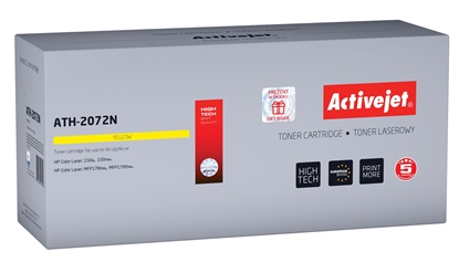 Изображение Activejet ATH-2072N toner (replacement for HP 117A 2072A; Supreme; 700 pages; yellow)