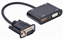 Attēls no Adapteris Gembird VGA Male - HDMI Female 0.15m Black