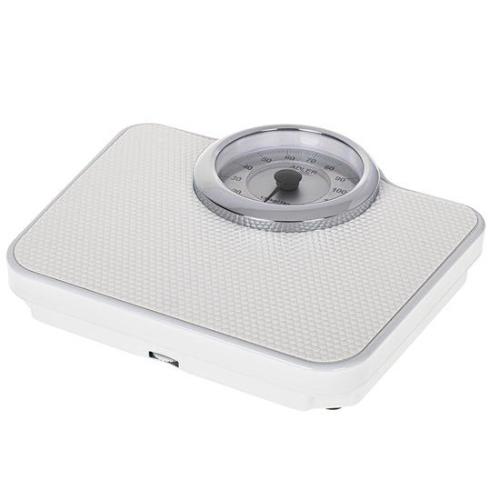 Изображение Adler | Mechanical Bathroom Scale | AD 8180 | Maximum weight (capacity) 136 kg | Accuracy 1000 g | White