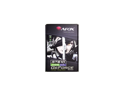 Изображение AFOX Geforce GT610 2GB DDR3 64Bit DVI HDMI VGA LP Fan AF610-2048D3L7-V8