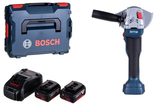 Изображение ANGLE GRINDER FI 125 18V-LI 2X5.0AH GWS BOSCH