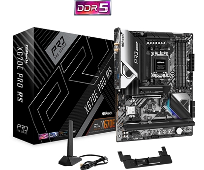 Attēls no Asrock X670E Pro RS AMD X670 Socket AM5 ATX