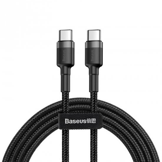 Изображение Baseus Cafule USB cable 1 m USB C Black, Grey