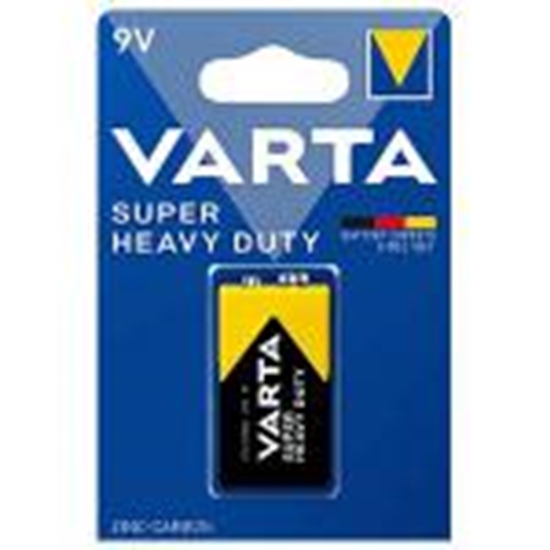 Picture of Baterija 9V Super Heavy Duty Zinc Carbon VARTA