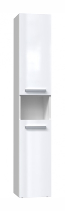 Attēls no Bathroom cabinet NEL III 31x30x174 cm, white, glossy